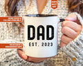 Dad Est Mug New Dad Grandpa Uncle Announcement Gift Parents To Be Cup Fathers Day First Time Dad Mug First Fathers Day Mug Graphic Tee – Warm & Stylish · Great Gift For Fans