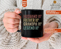 Personalized Dad Grandpa Mug Fathers Day Gift Husband Father Grandpa Legend Mug Personalized Gift For Dad Grandpa Dad Birthday Custom Graphic Tee – Feel-Good Design · Top Pick For Any Outfit