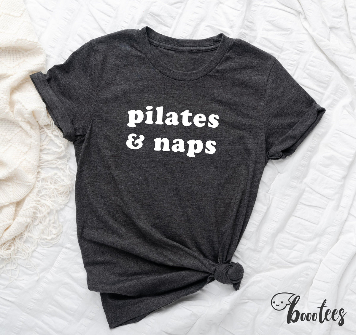 Pilates And Naps Shirt T shirt Gift Idea For Exercise Instructor Tshirt Present For Workout Trainer Fitness Gym Class Stretches Tee Graphic Tee – Aesthetic Look · Perfect For Daily Wear