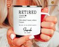 Retirement Gifts For Women Personalized Retired Definition Coffee Mug Retirement Definition Coffee Mug Cup Retirement Mug Retirement Cup Graphic Tee – Easygoing Wear · Great Gift For Fans