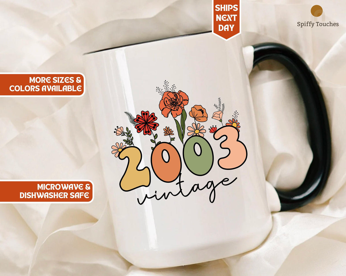 20th Birthday Gift 20th Birthday Mug Vintage 2003 Mug 20th Birthday Gift For Women 20th Birthday Gift For Men 20th Birthday Friend Graphic Tee – Everyday Comfort · Must-Have Style