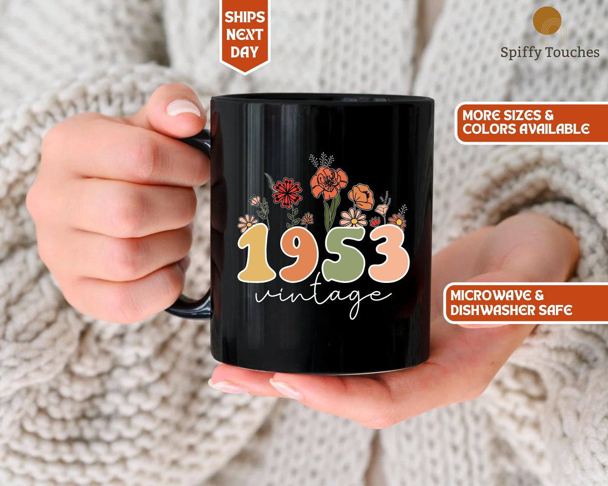 70th Birthday Gift 70th Birthday Mug Vintage 1953 Mug 70th Birthday Gift For Women 70th Birthday Gift For Men 70th Birthday Friend Graphic Tee – Everyday Comfort · Trending Graphic Apparel