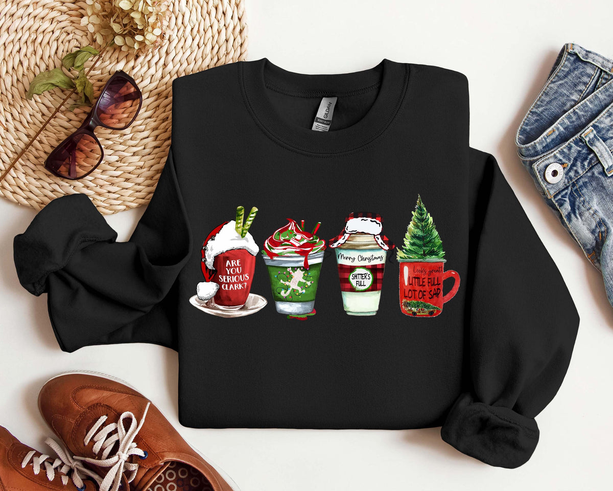 Christmas Latte Sweatshirt Christmas Coffee Sweatshirt Christmas Sweatshirt Coffee Lover Sweatshirt Latte Sweatshirt Coffee Sweatshirt Sweatshirt – Soft Feel · Perfect For Daily Wear