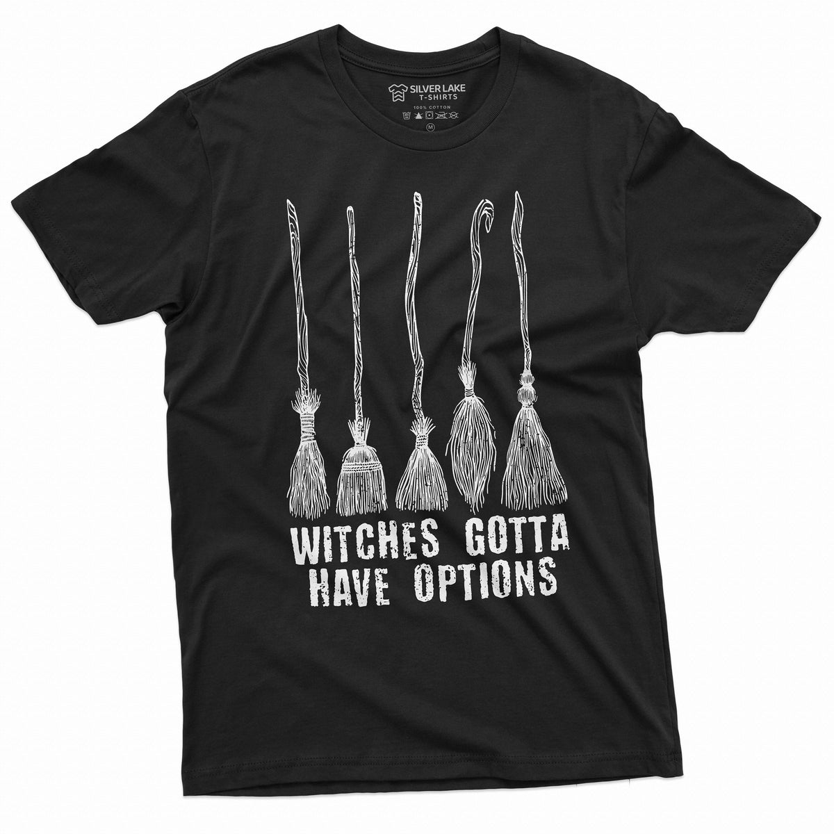 Witches gotta have options Halloween T shirt funny witch broom tee shirt unisex tee Graphic Tee – Aesthetic Look · High-Quality Print