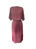 Kardessa Womens Midi Dress Pink Hand Painted Cold Shoulder 34 Sleeve 56 Graphic Tee – Aesthetic Look · Trending Graphic Apparel