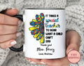 Special Education Teacher Mug Custom Sped Teacher Gift Floral Coffee Cup Autism Awareness Mug Neurodiversity Mug MU 118 Special Graphic Tee – Cozy Vibes · Great Gift For Fans