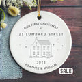 First Christmas In New Home Decoration First Christmas First Home Keepsake Bauble Ornament New First Home Christmas Decoration Graphic Tee – Feel-Good Design · Top Pick For Any Outfit