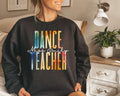 Personalized Dance Teacher shirt sweatshirt hoodie long sleeve gift watercolor custom name Dance educator dancer dancing school Hoodie – Warm & Stylish · High-Quality Print