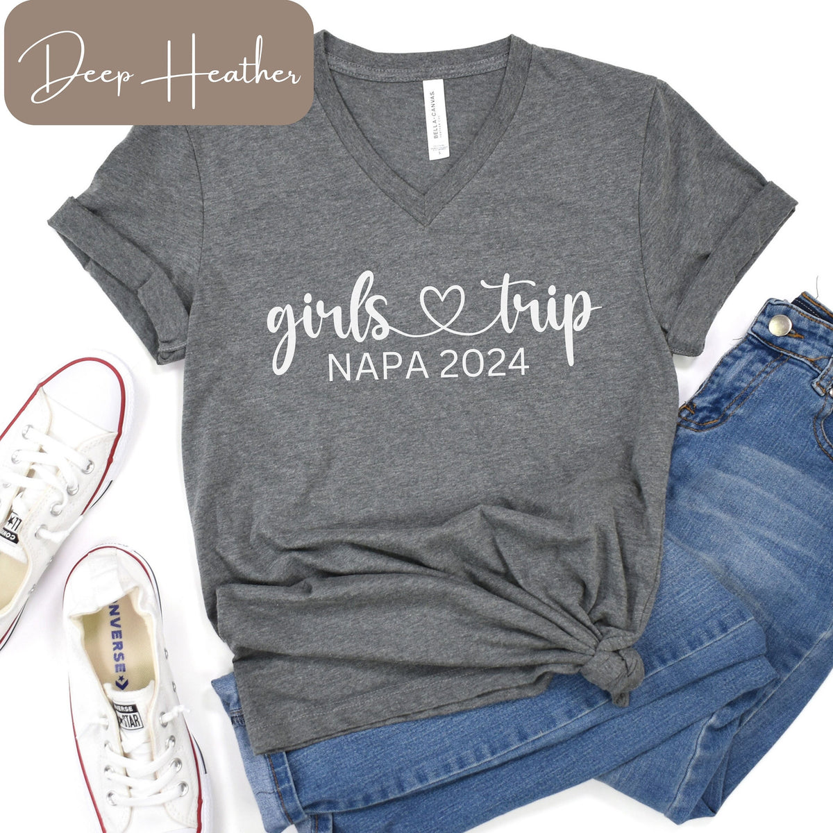 VNeck Girls Trip TShirts VNeck Girls Trip TShirt Personalized Girls Trip Shirts Matching Girls Trip Shirts 2025 Girls Trip Graphic Tee – Soft Feel · Great Gift For Fans