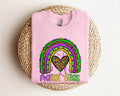 Mardi Gras Carnival Sweatshirt Mardi Gras Fleur De Lis Sweater Mardi Gras Rainbow Sweatshirt Happy Festival Crewneck Mardi Gras Gift Sweatshirt – Everyday Comfort · High-Quality Print
