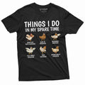 funny farming farmer tshirt things I do in my spare time chickens animal lover tee shirt Graphic Tee – Bold Style · Great Gift For Fans