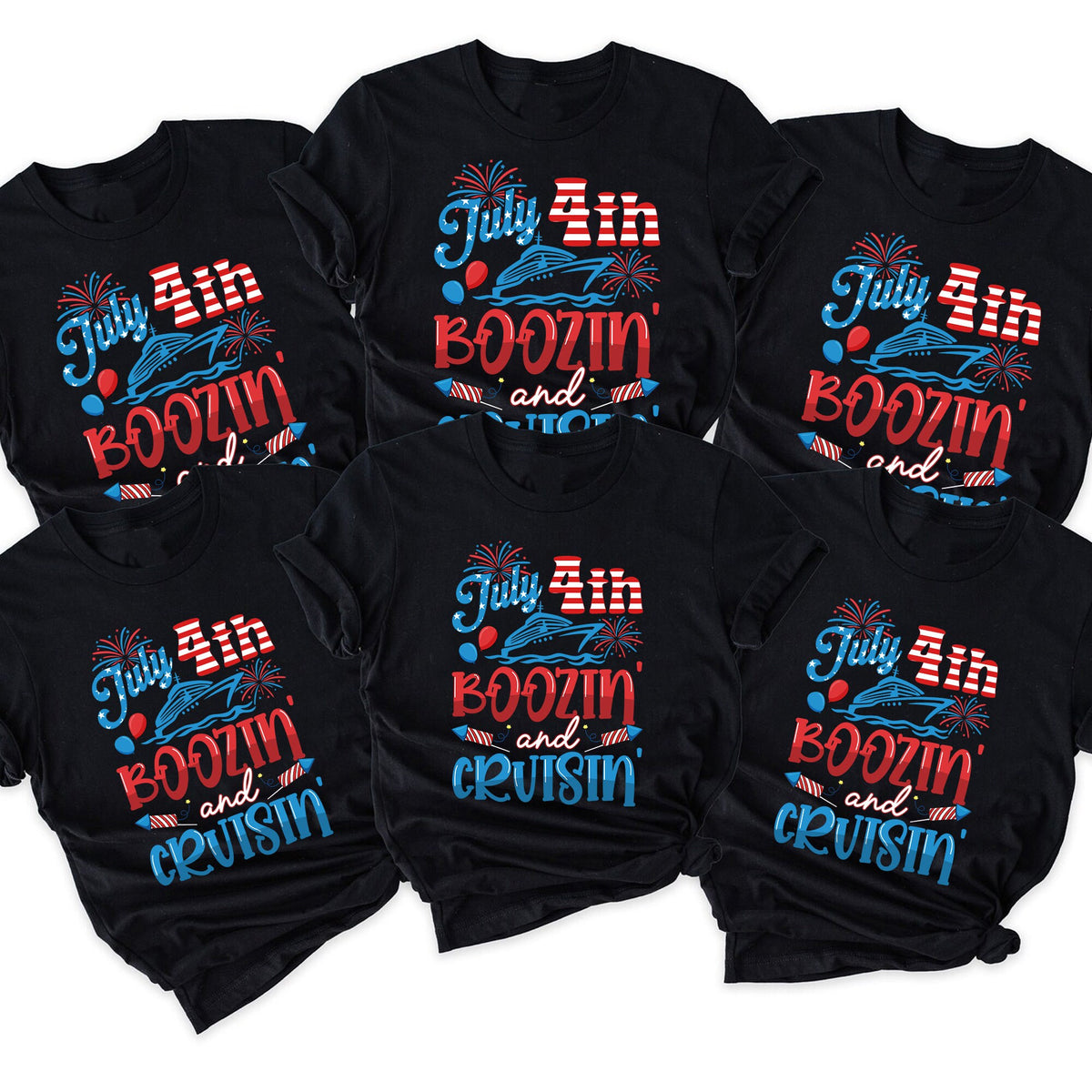 4th Of July Cruise Squad American Flag Patriotic Cruise Shirt Boozin39 and Cruisin39 Family Cruise Shirt 4th Of July Cruise Graphic Tee – Feel-Good Design · Must-Have Style