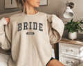 Personalized Bride shirt sweatshirt hoodie long sleeve gift classic custom name Bride wedding bachelorette party Hoodie – Feel-Good Design · High-Quality Print