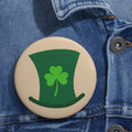 Shamrock Top Hat St Patrick39s Day Pin Irish Pin St Paddy39s Day 3quot Pin St Patrick39s Day Button Irish Top Hat St Patrick39s Day Gift Graphic Tee – Warm & Stylish · Perfect For Daily Wear