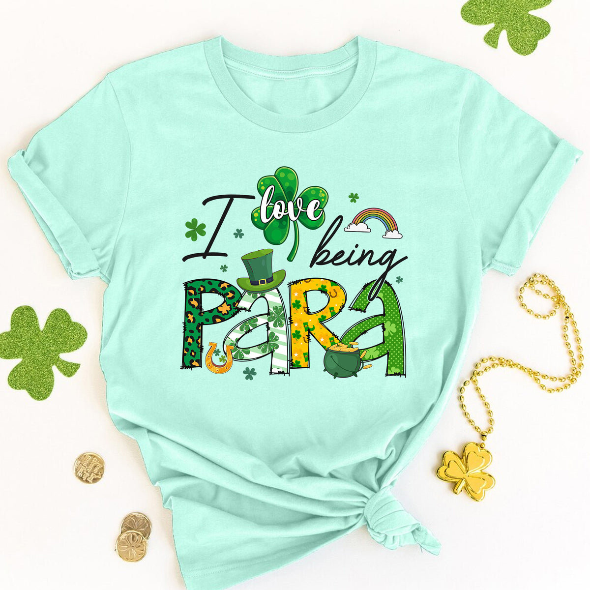 St Pattys Day Paraprofessional T shirt Para Shirts Para Life Tee Para Teacher Shirts Lucky Para Tee Shamrock Paraprofessional Tee Graphic Tee – Everyday Comfort · Trending Graphic Apparel
