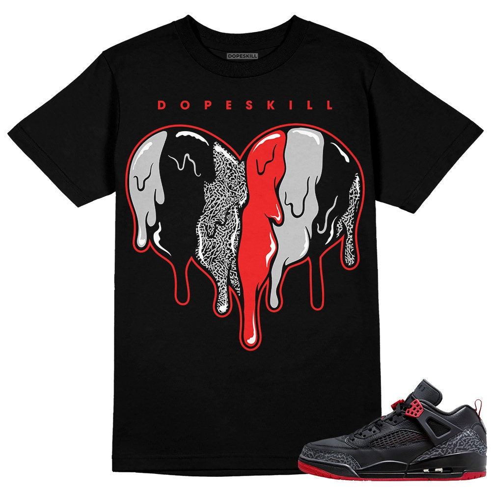 AJ Spizike Bred DopeSkill Unisex Shirt SH Graphic Graphic Tee – Soft Feel · Perfect For Daily Wear