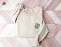 St Patrick39s Day sweatshirt Shamrock sweatshirt Embroidered crewneck Irish themed sweatshirt Luck of the Irish sweatshirt Embroidered Sweatshirt – Easygoing Wear · Trending Graphic Apparel