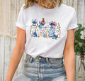 Stitch Happy Easter Shirt Stitch and Angel Easter Disney Easter Shirt Stitch Bunny Shirt Disney Happy Easter Shirt Kids Easter Shirt Graphic Tee – Easygoing Wear · High-Quality Print