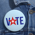 Vote Convention Pin Vote Convention Button Democratic Convention Pin Republican Convention Pin VOTE Button Star Vote Pin Graphic Tee – Easygoing Wear · Perfect For Daily Wear