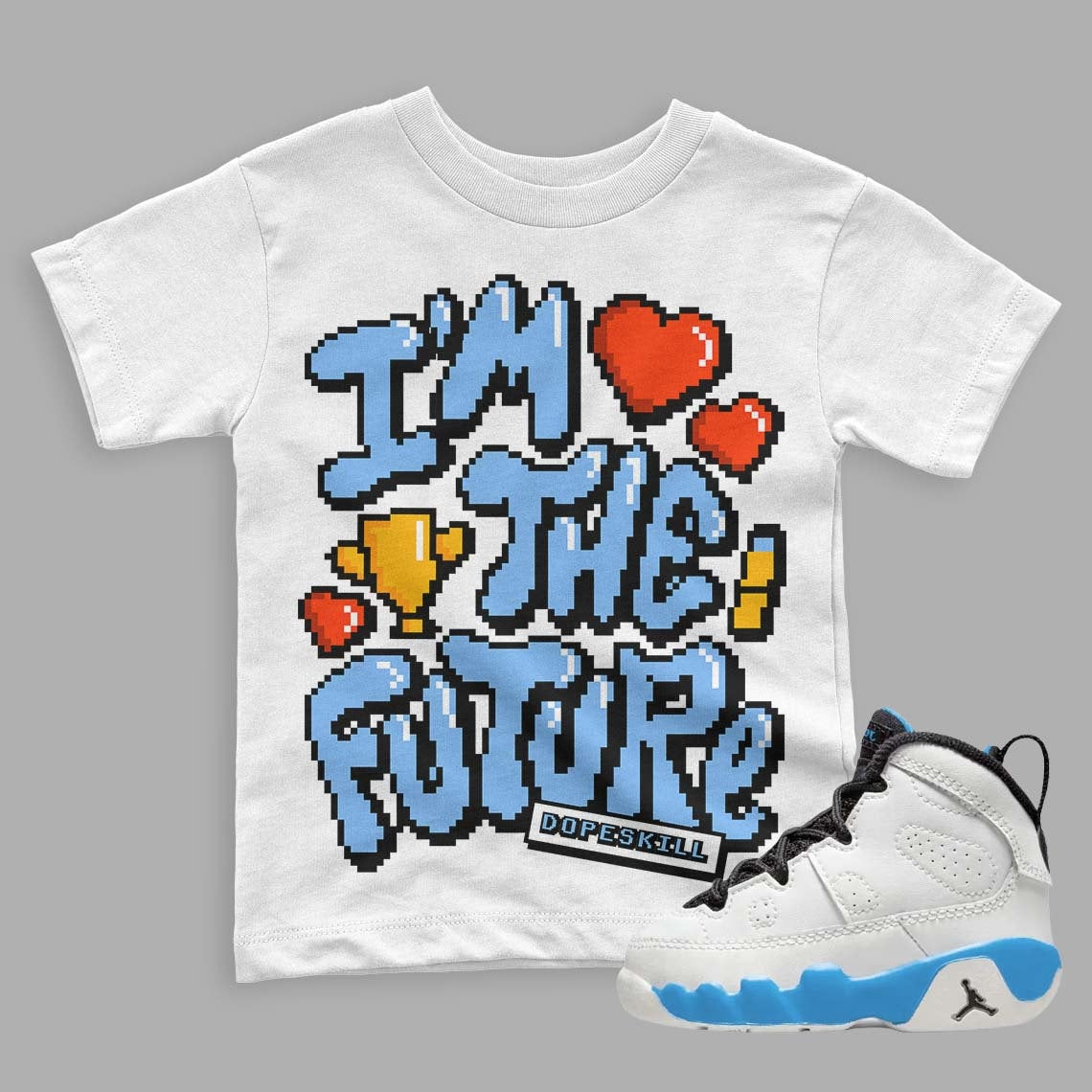 Powder Blue 9s DopeSkill Toddler T shirt I39m The Future Graphic Graphic Tee – Everyday Comfort · Perfect For Daily Wear