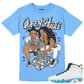 Powder Blue 9s DopeSkill Unisex Shirt Queen Of Hustle Graphic Sky Blue Tshirt Graphic Tee – Everyday Comfort · Perfect For Daily Wear
