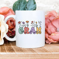 Personalized Gran Mug Gran Mug with Grandchildren39s Names Floral Gran Mug Mother39s Day Gift for Gran Gran Mug Gran Gifts Gran Graphic Tee – Bold Style · Top Pick For Any Outfit