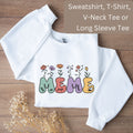 Personalized Meme V Neck Tee T Shirt or Sweatshirt Meme Long Sleeve T Shirt Gift for Meme Custom Meme Shirt with Names Meme Wildflowers Sweatshirt – Feel-Good Design · Trending Graphic Apparel