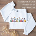 Gram Gram V Neck Tee T Shirt or Sweatshirt Gram Gram Long Sleeve T Shirt Gift for Gram Gram Custom Gram Gram Shirt with Names Sweatshirt – Cozy Vibes · Trending Graphic Apparel