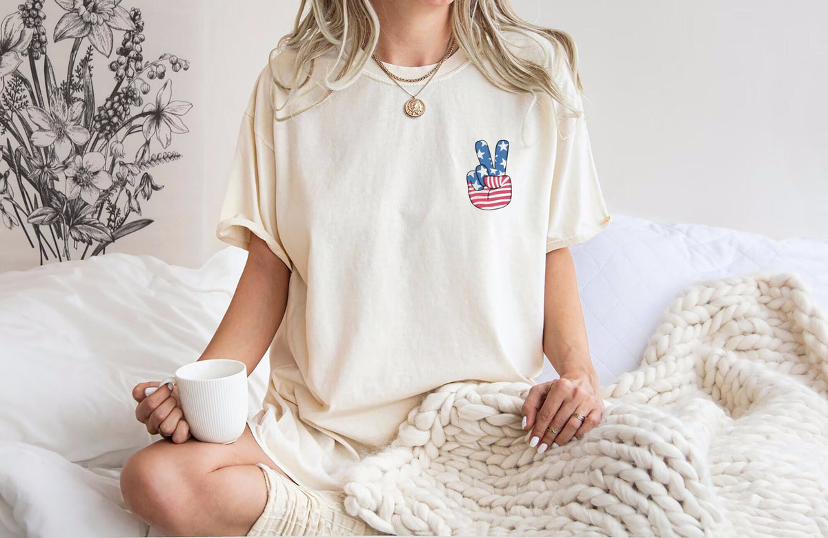 America Peace Shirt America Shirt Freedom Shirt Patriotic Shirt Peace Shirt American Shirt 4th Of July Shirt Graphic Tee – Bold Style · Perfect For Daily Wear