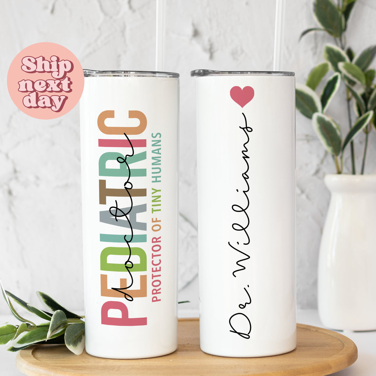 Pediatric Doctor Tumbler Protector Of Tiny Humans Tumbler Wrap Custom Name Coffee Cup Custom Gift For Coworker TU 68 DR Graphic Tee – Soft Feel · Must-Have Style