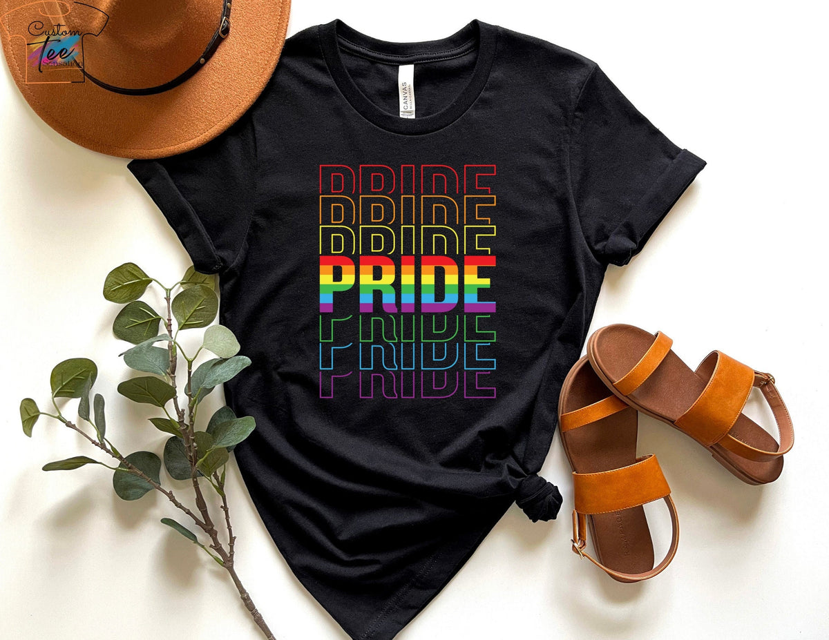 LGBTQ Pride Shirt Love Is Love Tshirt LGBTQ Support Gift Trans Pride Tshirt Pride Gift For Ally Social Justice Tshirt LGBTQ Pride Gift Graphic Tee – Fan Favorite · Trending Graphic Apparel