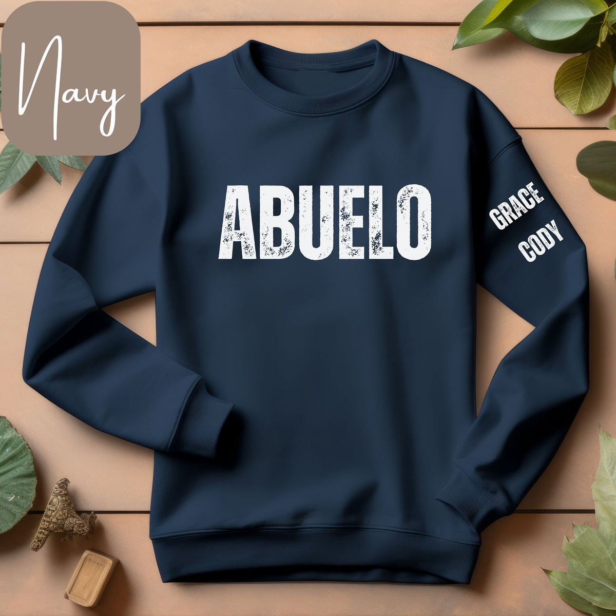 Abuelo Sweatshirt Abuelo T Shirt Abuelo Shirt with Grandkids Names Sleeve Writing Personalized Abuelo Shirt Abuelo Shirt Abuelo Gifts Sweatshirt – Warm & Stylish · Top Pick For Any Outfit