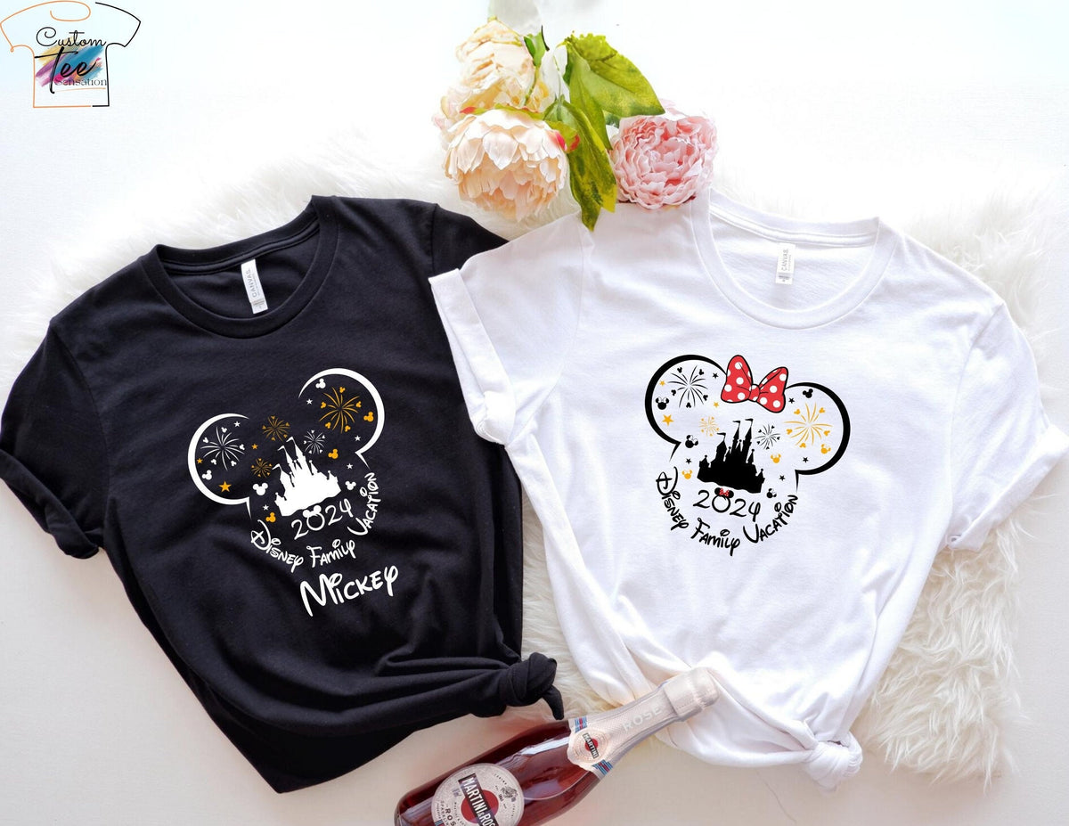 2024 Disney Family Vacation Shirts Disney Trip Tee Disney Castle 2024 Shirts Custom Disney Family Matching Tshirt Disney Family 2024 Graphic Tee – Fan Favorite · Top Pick For Any Outfit