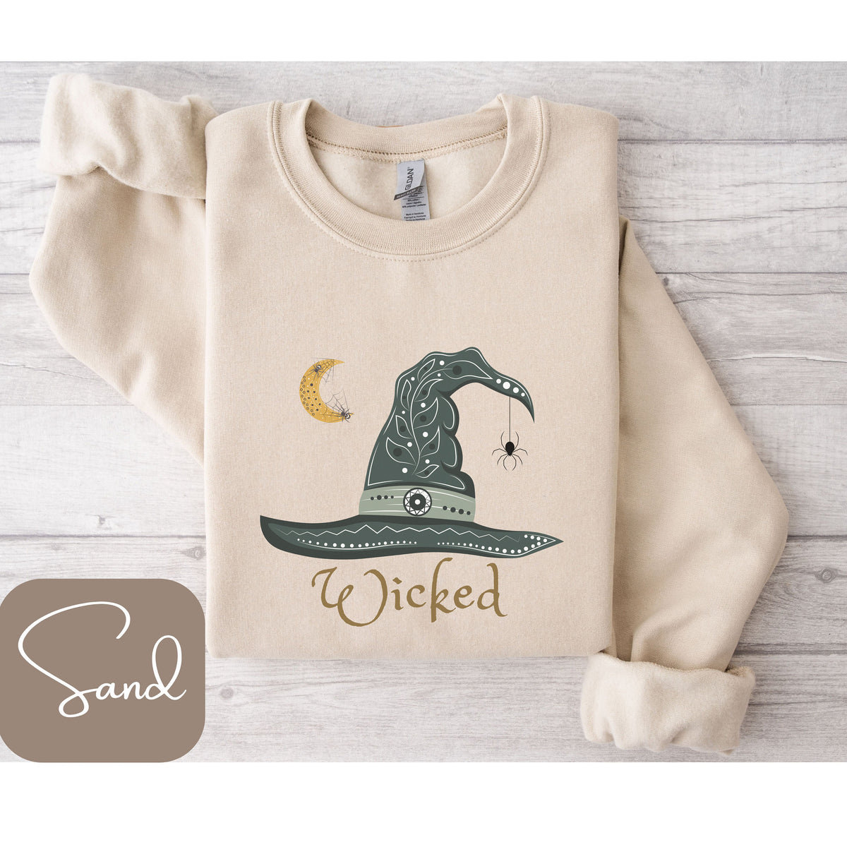 Wicked Witch Sweatshirt V Neck or Long Sleeve Tee Halloween Witch Shirt Cute Witch Sweatshirt Halloween Shirt Witch Hat Sweatshirt Sweatshirt – Aesthetic Look · High-Quality Print