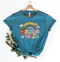 Kindergarten Teacher ShirtCute Kindergarten Rainbow Tee Kindergarten Teacher Team Kinder Squad Kindergarten Teacher Outfit Teacher Tee Graphic Tee – Easygoing Wear · Top Pick For Any Outfit