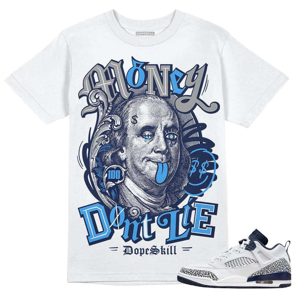 AJ Spizike White Obsidian DopeSkill Unisex Shirt Money Don39t Lie Graphic Graphic Tee – Aesthetic Look · Must-Have Style