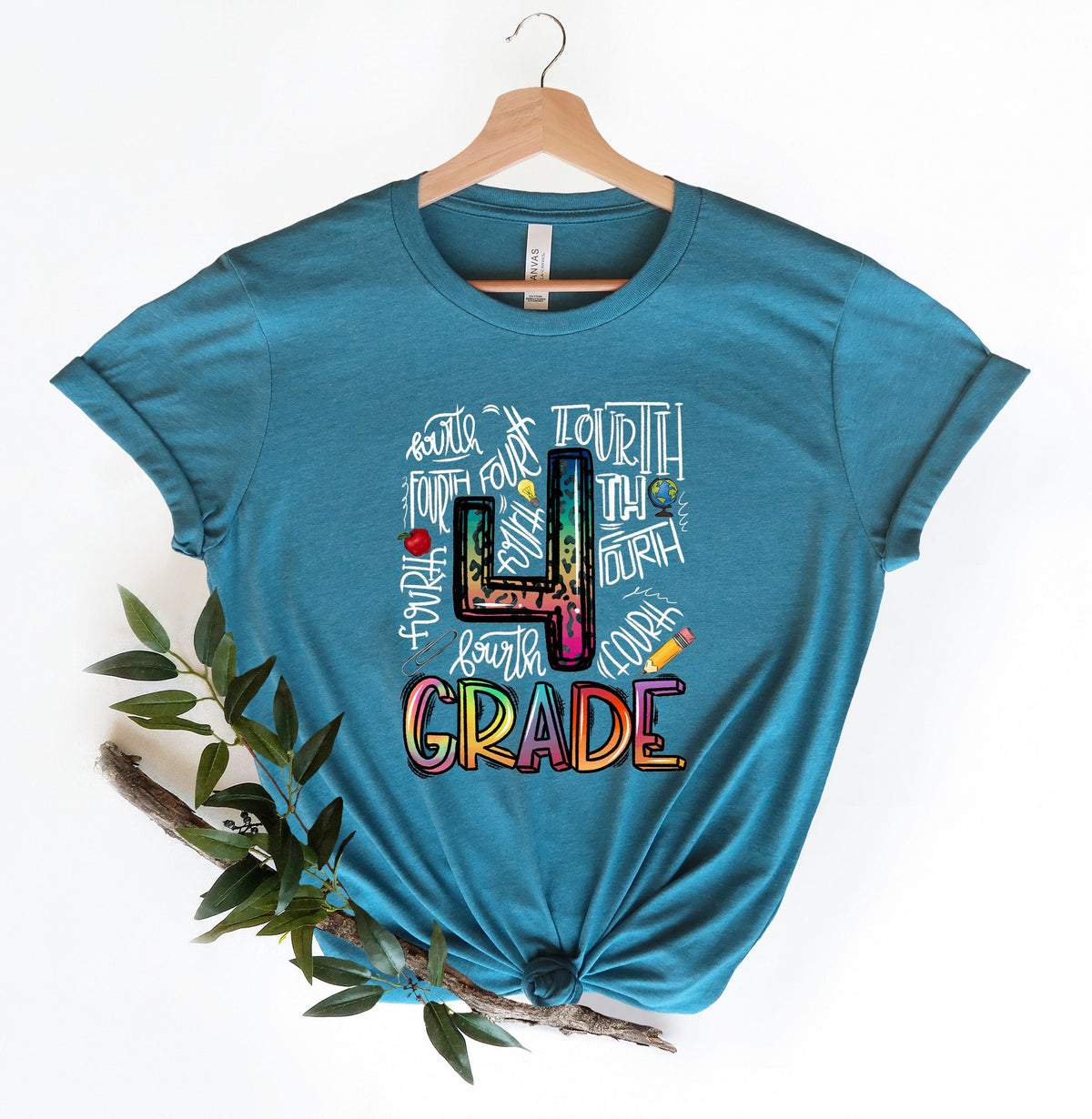 Fourth Grade Rainbow Shirt 4th Grade Squad Shirt Fourth Grade Squad Shirt 4th Grade Shirt Fourth Grade Shirt Fourth Grade Is Groovy Tee Graphic Tee – Premium Graphic · Must-Have Style