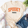 Spooky Para Shirt Paraprofessional Halloween Shirt Fall Para Shirt Retro Para Teachers Shirt Halloween Para Tee Para Gift Para Squad Graphic Tee – Cozy Vibes · High-Quality Print