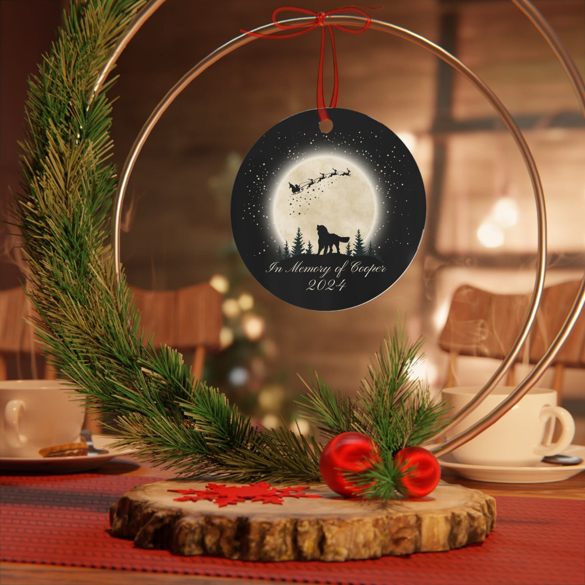 Bernese Mountain Dog Christmas Ornament Personalized Bernese Ornament Bernese Mountain Dog Memorial Gift Custom Berner Christmas Ornament Graphic Tee – Feel-Good Design · High-Quality Print