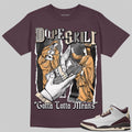 Burgundy Crush 3s DopeSkill Unisex Shirt Gotta Lotta Means Graphic Maroon Tshirt Graphic Tee – Aesthetic Look · Top Pick For Any Outfit