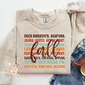 Trendy Fall Sweatshirt Football Hayrides Boots Pumpkins Leaves Apples Bonfires Shirt Cozy Fall Crewneck Fall Definition Campfire Sweater Sweatshirt – Warm & Stylish · Trending Graphic Apparel