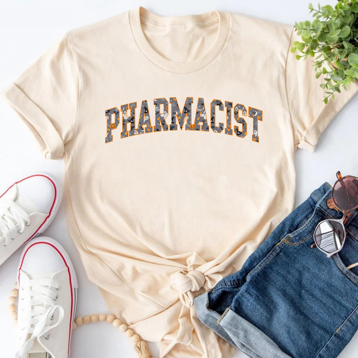 Spooky Pharmacist Shirt Pharmacist Halloween Shirt Halloween Shirt For Pharmacist Halloween Pharmacist Sweatshirt Pharmacist Gift Sweatshirt – Soft Feel · Great Gift For Fans