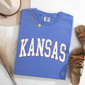 Kansas Football Sports Game Day Big Game Touchdown Tailgate Party University College State Comfort Colors Tshirt Tee Graphic Tee – Soft Feel · Must-Have Style