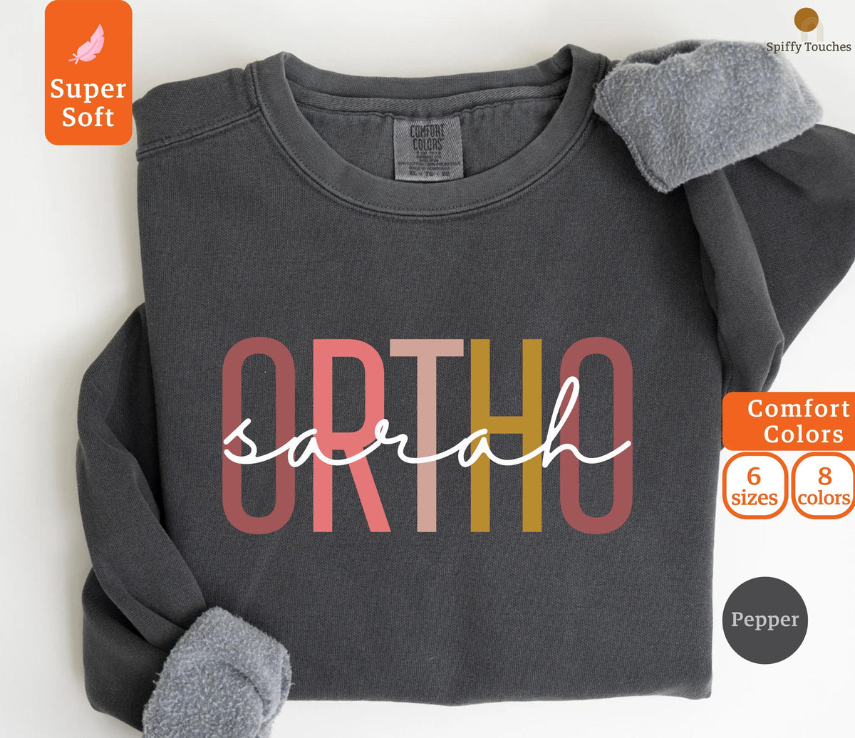 Personalized Ortho Sweatshirt Custom Ortho Shirt Orthopedist Gift Nurse Appreciation Gift Orthopedic Technician Crewneck Ortho Sweater Sweatshirt – Bold Style · Top Pick For Any Outfit