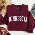 Minnesota Football Sports Game Day Big Game Touchdown Tailgate Party University College State Sweatshirt Crew Neck Team Sweatshirt – Premium Graphic · High-Quality Print