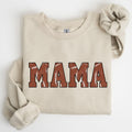 Mama Football Sports Game Day Big Game Touchdown Tailgate Party Sweatshirt Crew Neck Team Sweatshirt – Soft Feel · Great Gift For Fans
