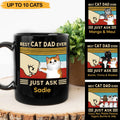 Personalized Best Cat Dad Ever Mug Custom Cat Breed Mug Cat Name Mug Gift For Cat Dad Funny Cat Lover Coffee Mug Father39s Day Gift 81K Graphic Tee – Warm & Stylish · Perfect For Daily Wear