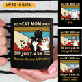Personalized Best Cat Mom Ever Mug Custom Cat Breed Mug Cat Name Mug Gift For Cat Mom Funny Cat Lover Mug Mother39s Day Gift Coffee Mug Graphic Tee – Feel-Good Design · Perfect For Daily Wear