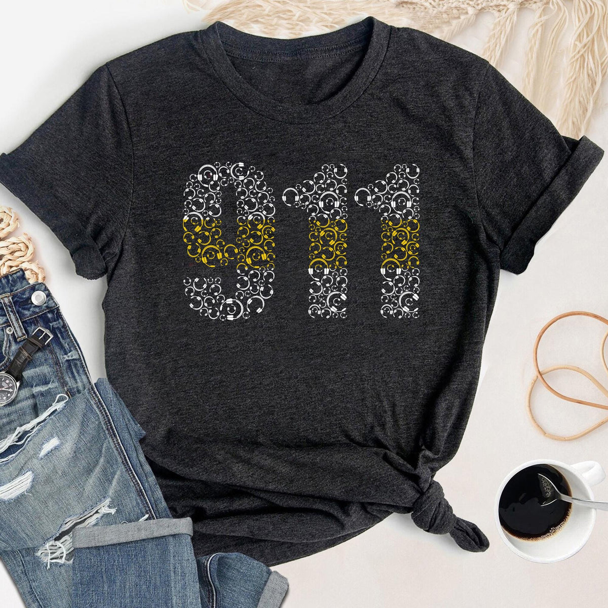 911 Dispatcher T Shirt Police 911 T Shirt Dispatcher Shirts 911 Shirt Emergency Dispatcher Gift Dispatcher Life Gift For Dispatcher Graphic Tee – Soft Feel · High-Quality Print