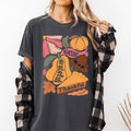 Grateful Thankful Blessed Autumn Thanksgiving Flowers Pumpkins Pilgrims Tshirt Comfort Colors Tee Gift Garment Dyed Graphic Tee – Warm & Stylish · High-Quality Print